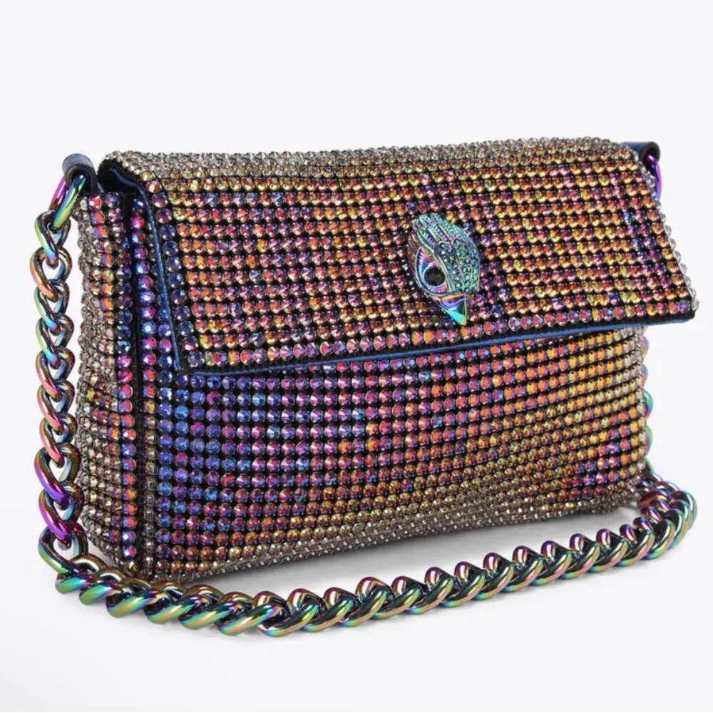 ✨ Kurt Geiger Crystal Eagle Iridescent Shoulder Bag ✨ SOLD OUT EVERYWHERE ✨ - Picture 4 of 7